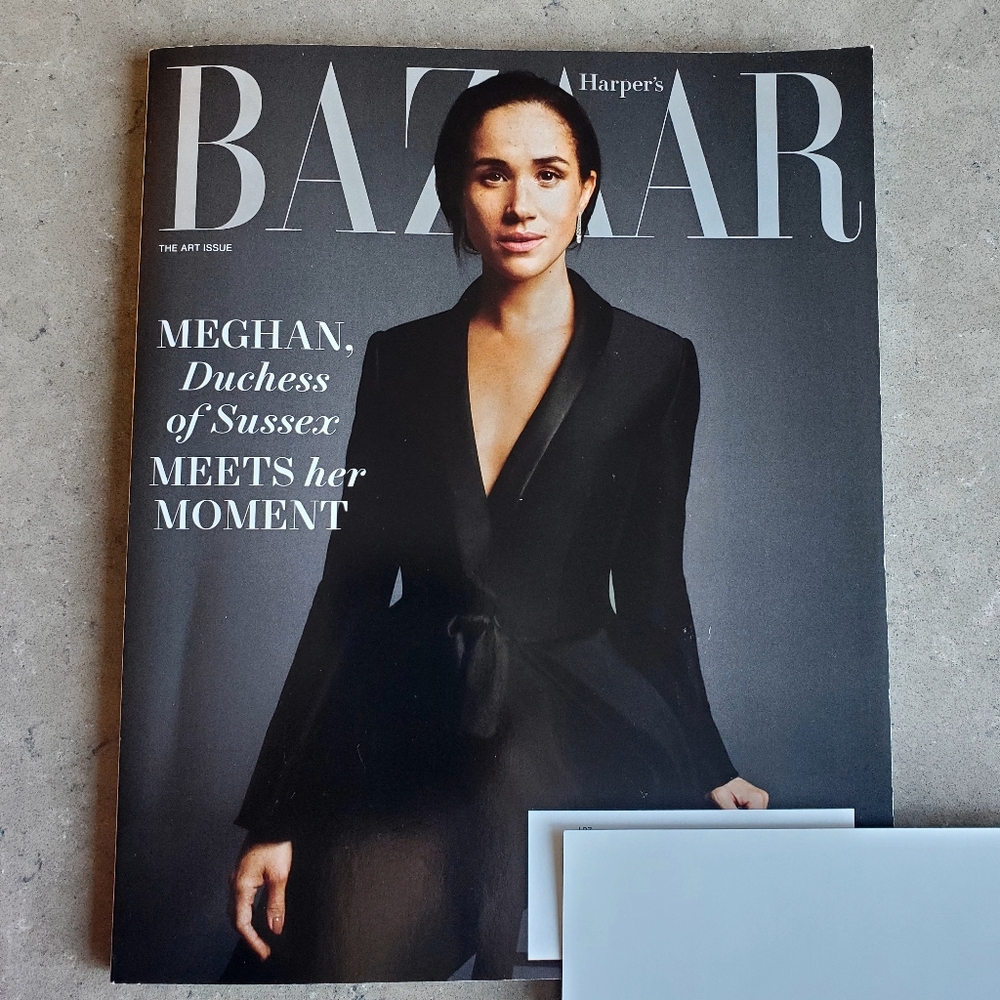 Harper's Bazaar Art Issue Featuring Meghan Markle